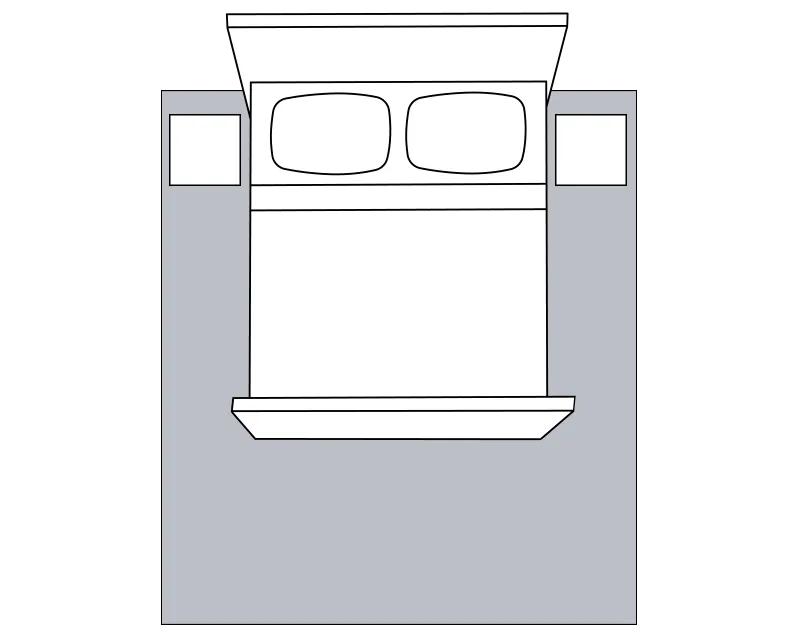 Rug Placement-bedroom | National Design Mart